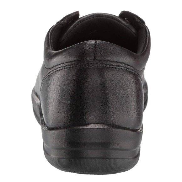 Apex Women's Liv Leather Lace-Up Black Sneaker - Size 7 - Picture 3 of 7